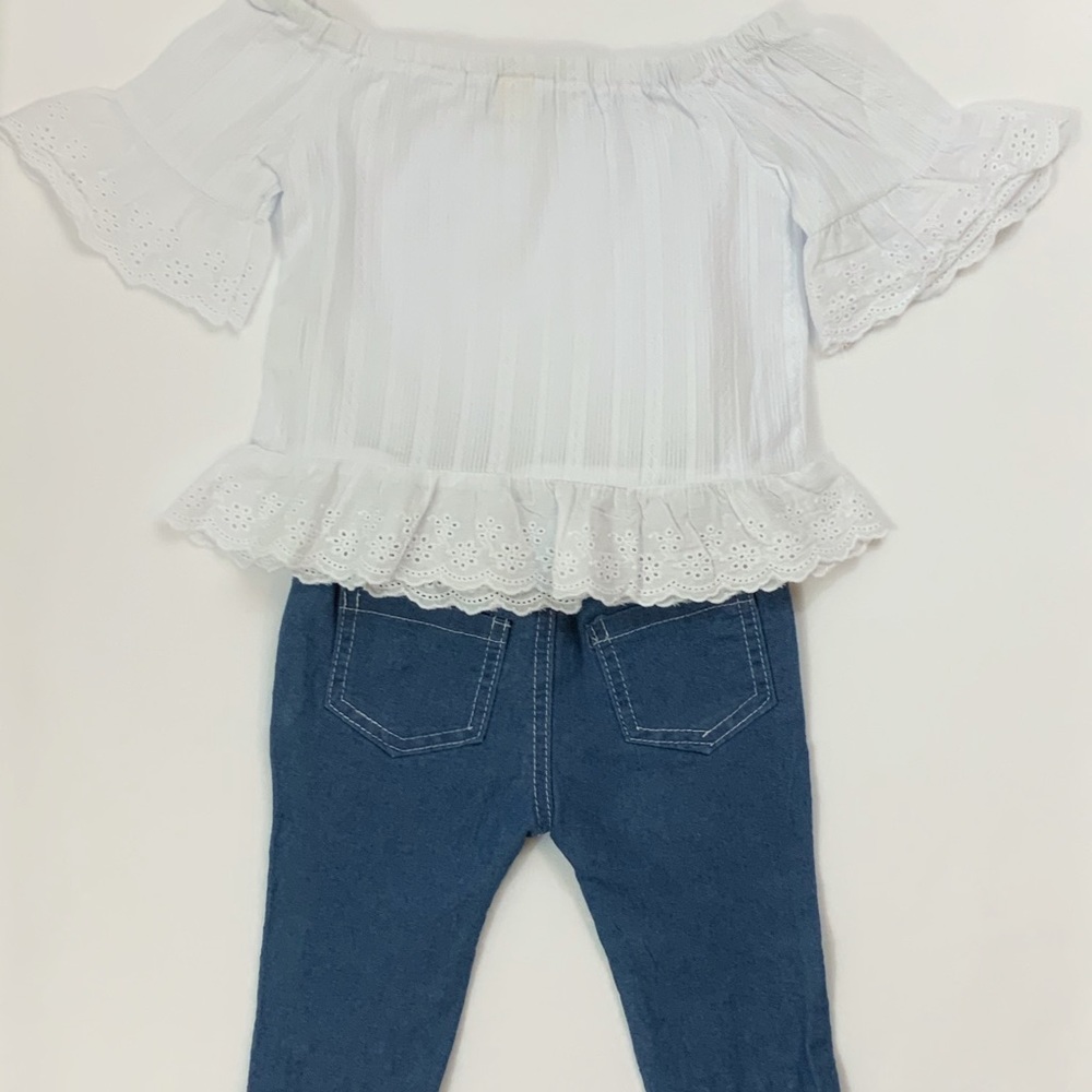 👖Denim with Ruffles👖 - Picture 2 of 4